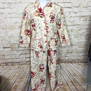 ❌SOLD❌Nick & Nora Santa’s List PJ’s Medium EUC